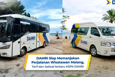DAMRI Siap Memanjakan Perjalanan Wisatawan Malang, Tarif dan Jadwal terbaru KSPN DAMRI