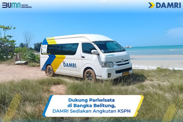 Dukung Pariwisata di Bangka Belitung, DAMRI Sediakan Angkutan KSPN