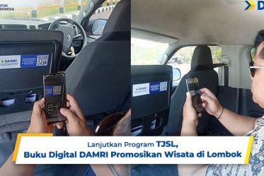 Lanjutkan Program TJSL, Buku Digital DAMRI Promosikan Wisata di Lombok
